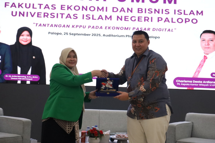 Kuliah Umum FEBI UIN Palopo Hadirkan Kantor Wilayah VI KPPU Makassar Sebagai Narasumber